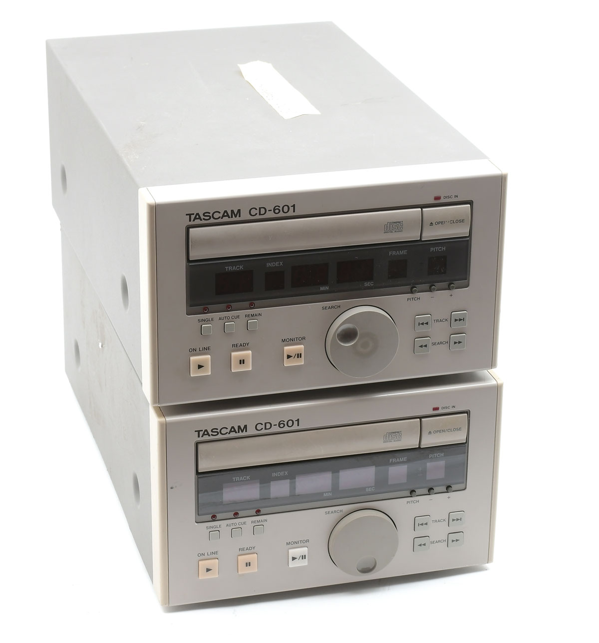 Appraisal: TASCAM CD- STUDIO COMPACT DISC PLAYERS From the estate of