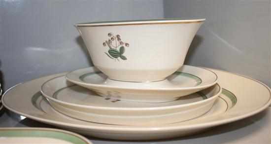 Appraisal: Royal Copenhagen porcelain partial dinner service in the ''Quaking Grass''