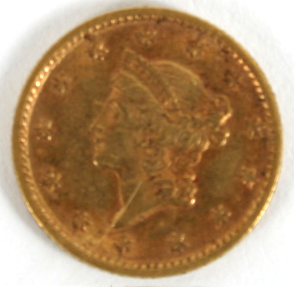 Appraisal: One Dollar Liberty Type I Gold Coin VF-XF