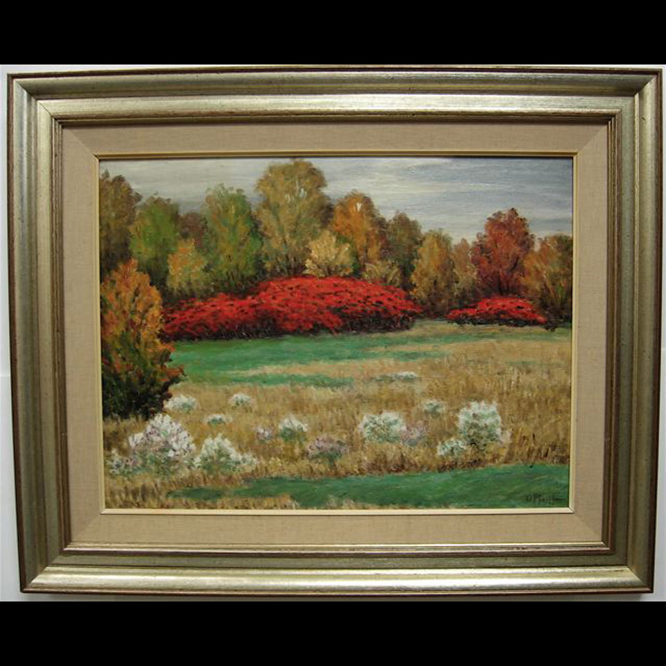 Appraisal: GORDON EDWARD PFEIFFER - CANADIAN SUMAC OIL ON PANEL BOARD