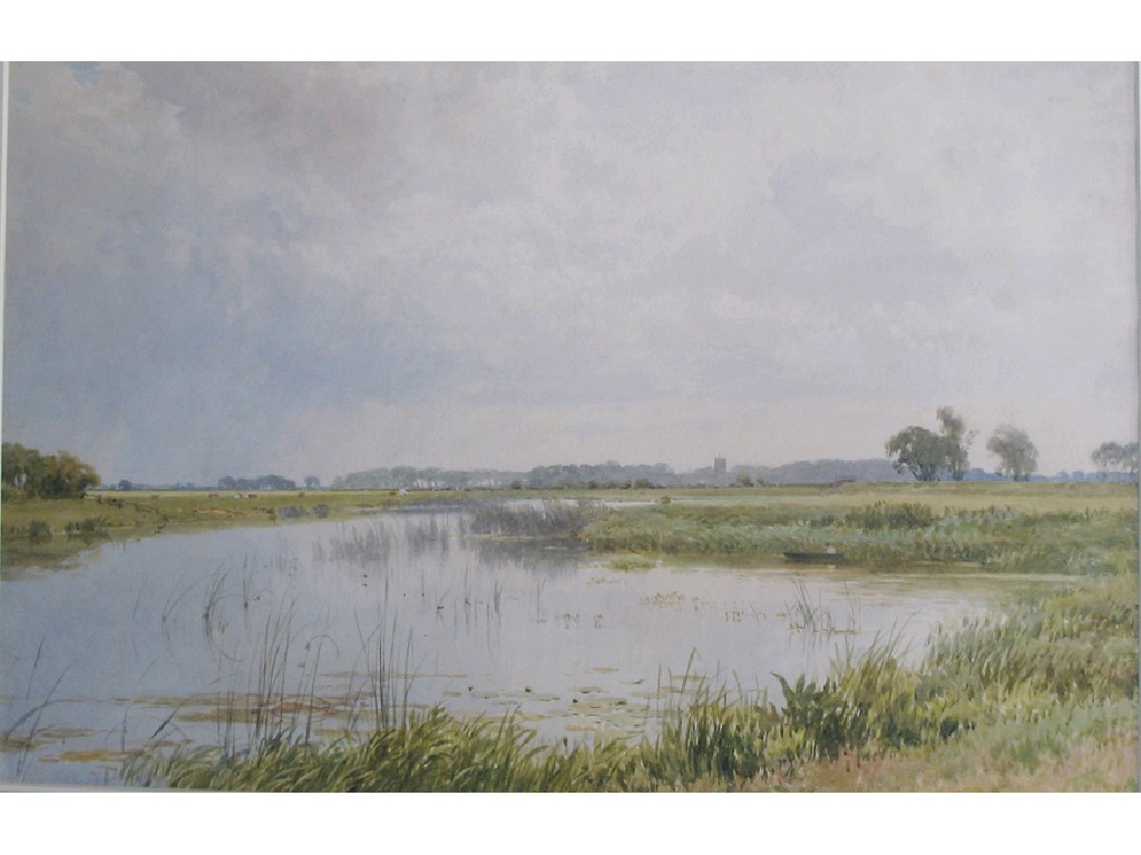 Appraisal: HARRY SUTTON PALMER On the Ouse signed watercolour x See