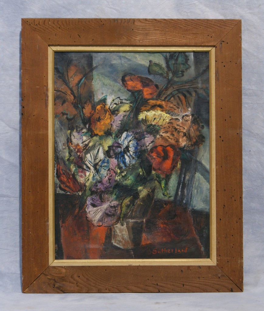 Appraisal: May Sutherland Canada Ohio - o c Flowers on a