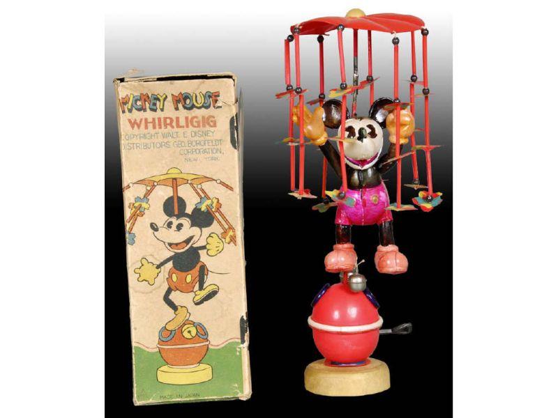 Appraisal: Walt Disney Celluloid Small Mickey Mouse Whirligig Description - ''