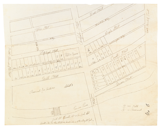 Appraisal: NEW YORK--ROCHESTER Early manuscript atlas providing a detailed look at