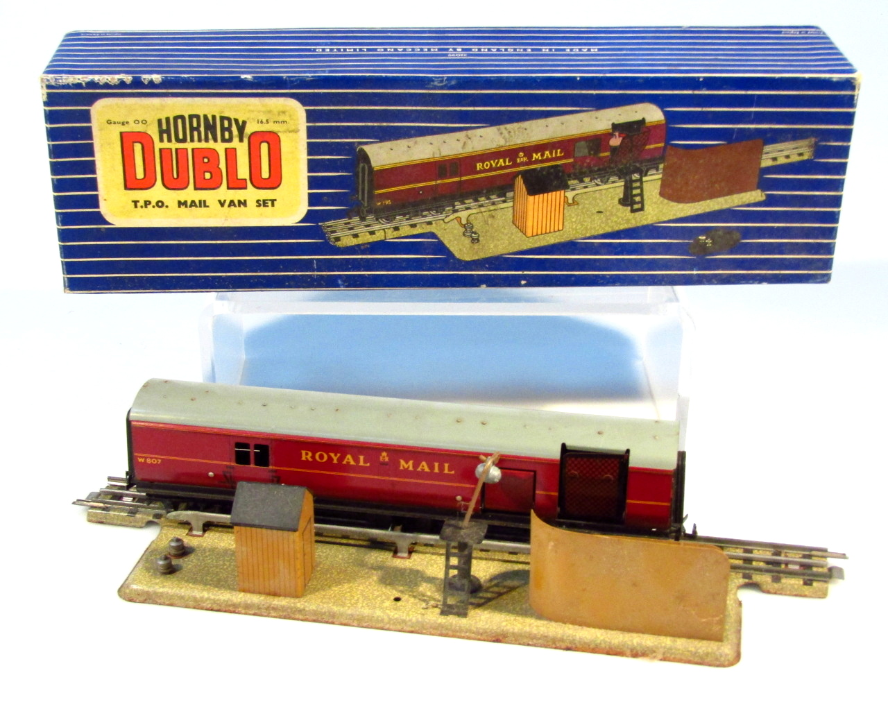 Appraisal: A Hornby Dublo OO-gauge mail van set TPO boxed