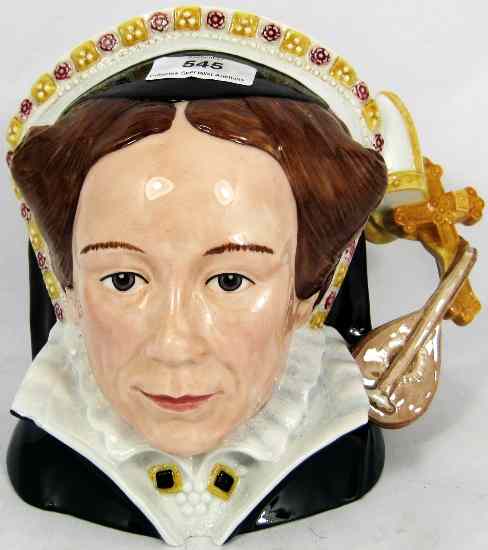 Appraisal: Royal Doulton Large Character Jug Queen Mary I D Boxed