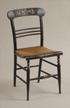 Appraisal: American Painted 'Fancy' Side Chair Modern x in