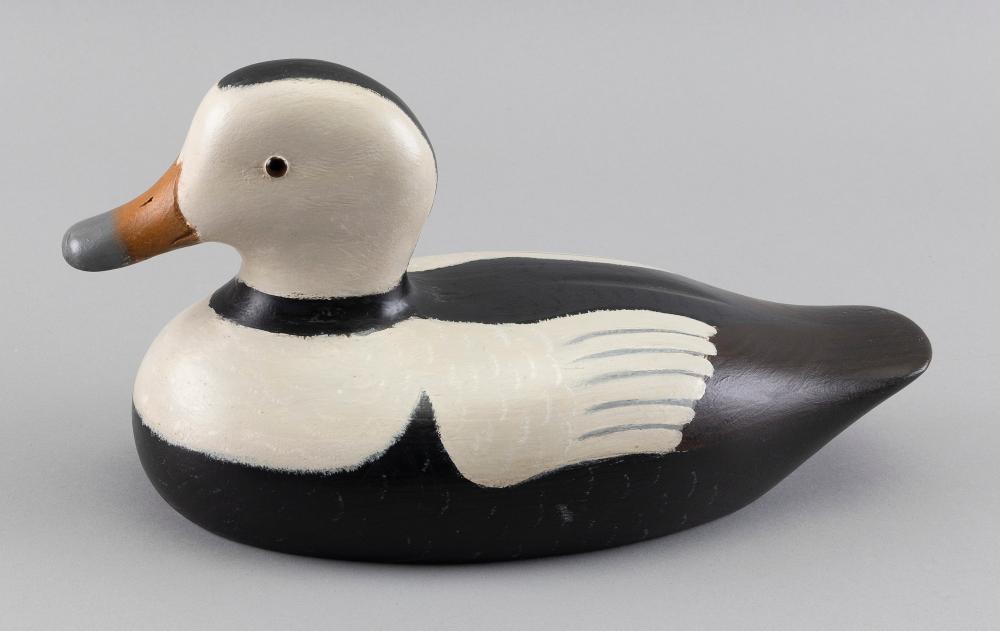 Appraisal: HOLGER SMITH BRANT DECOY AND SAND LABRADOR DUCK DECOY MATTAPOISETT