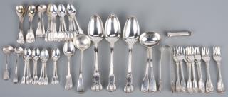 Appraisal: Sterling Shell Flatware inc Aberdeen Group of pieces British sterling