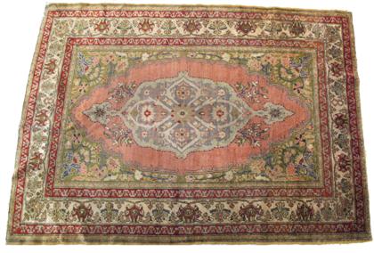 Appraisal: Kayseri silk rugcentral anatolia mid th century