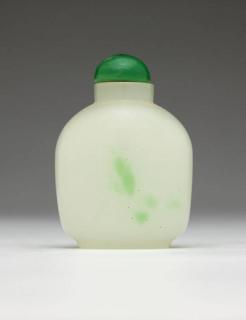 Appraisal: A Chinese Peking glass snuff bottle Mid- th century of