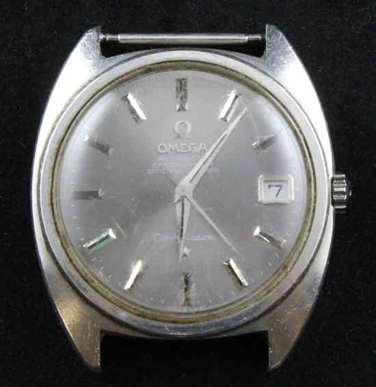 Appraisal: A gentleman's stainless steel Omega Automatic Constellation wrist watch the