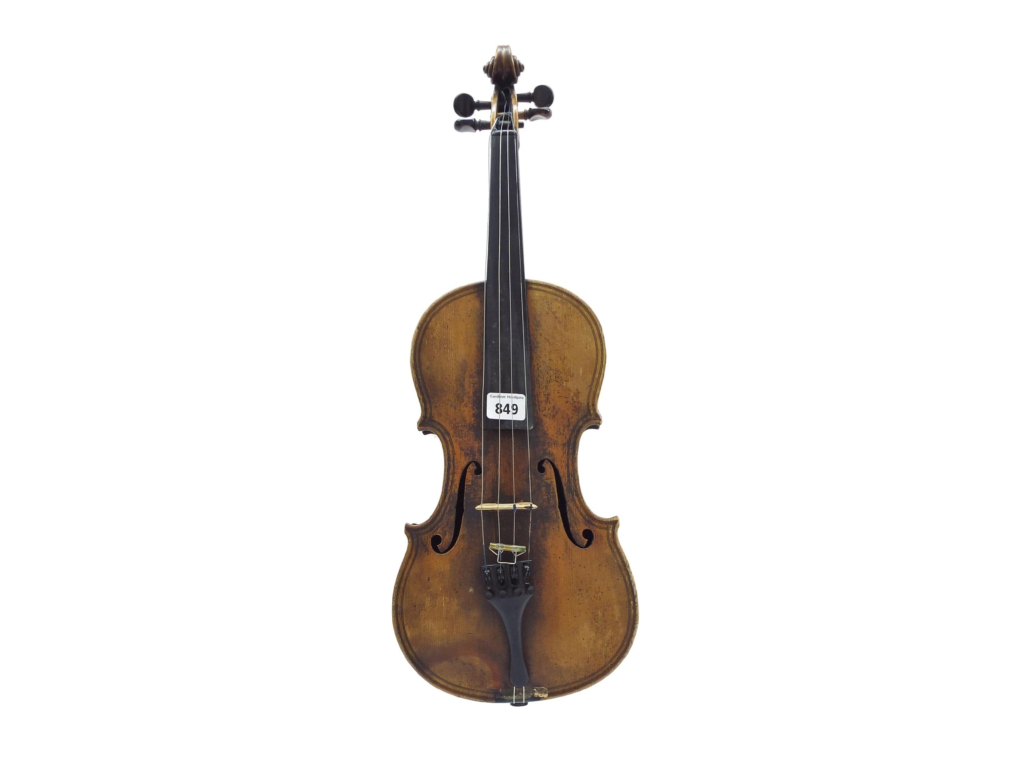 Appraisal: Late th century Maggini copy violin in need of restoration