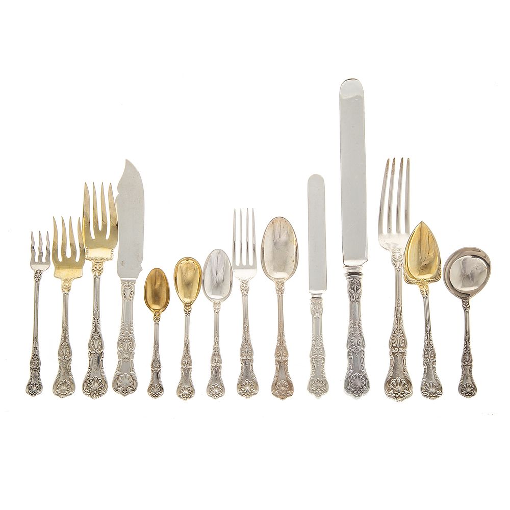 Appraisal: Gorham Sterling King George Flatware Service Service for twelve including