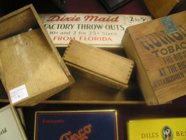 Appraisal: Wooden Boxes most with advertising