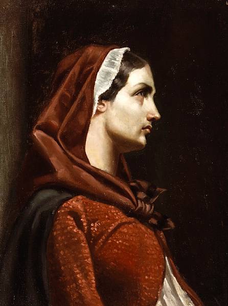 Appraisal: French School th Century A portrait of a woman in