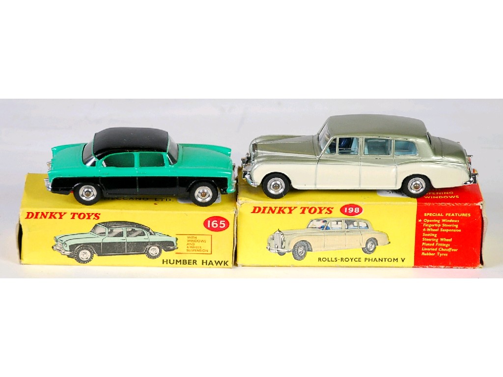 Appraisal: DINKY TOYS BOXED 'HUMBER HAWK' model No some scuffing box