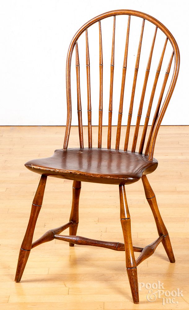 Appraisal: Pennsylvania bowback Windsor chair ca Pennsylvania bowback Windsor chair ca