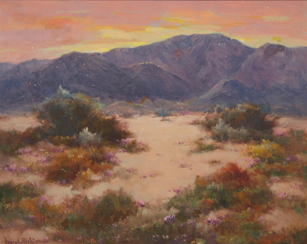 Appraisal: Henry Leopold Richter - Rolling Hills CA Coachella Valley Oil