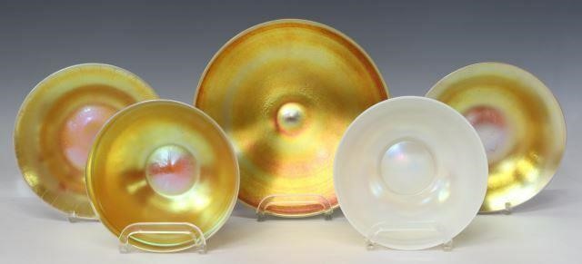 Appraisal: lot of Steuben art glass designed by Frederick Carder English