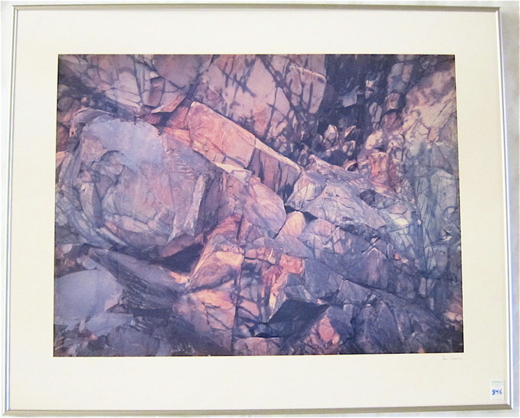 Appraisal: RON CRONIN COLOR PHOTOGRAPH Oregon th st century Basalt at