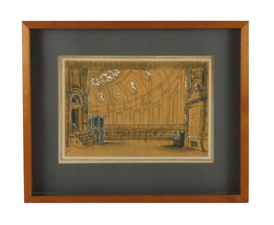 Appraisal: Mstislav Valerianovich Dobuzhinski Russian Lithuanian - set design ink and