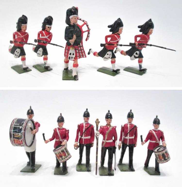 Appraisal: TWO SETS OF W BRITAIN'S TOY SOLDIERS the first No