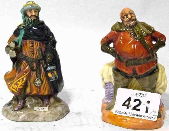 Appraisal: Royal Doulton Miniature Figures Falstaff HN and Good King Wencelas