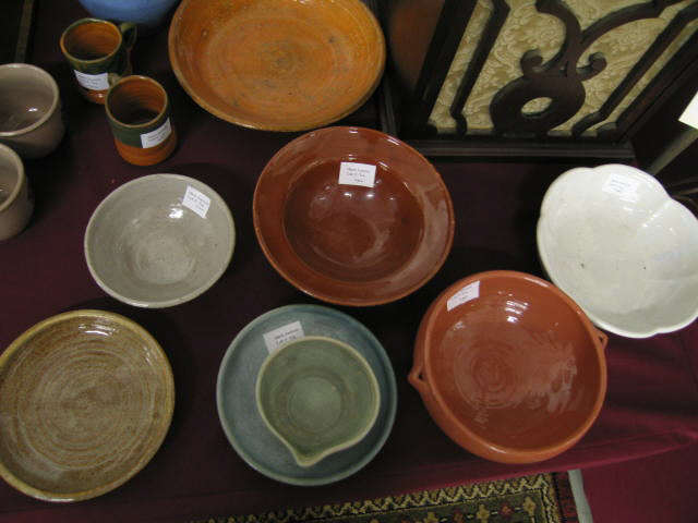 Appraisal: Pieces of Art Pottery including North State Vase various bowls