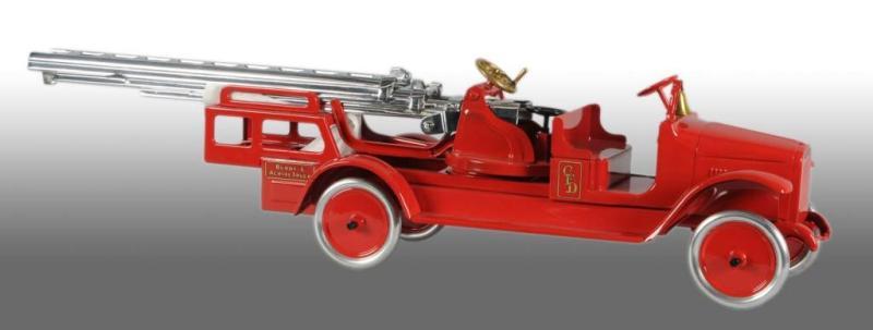 Appraisal: Pressed Steel Buddy L Aerial Ladder Truck Toy Description Circa