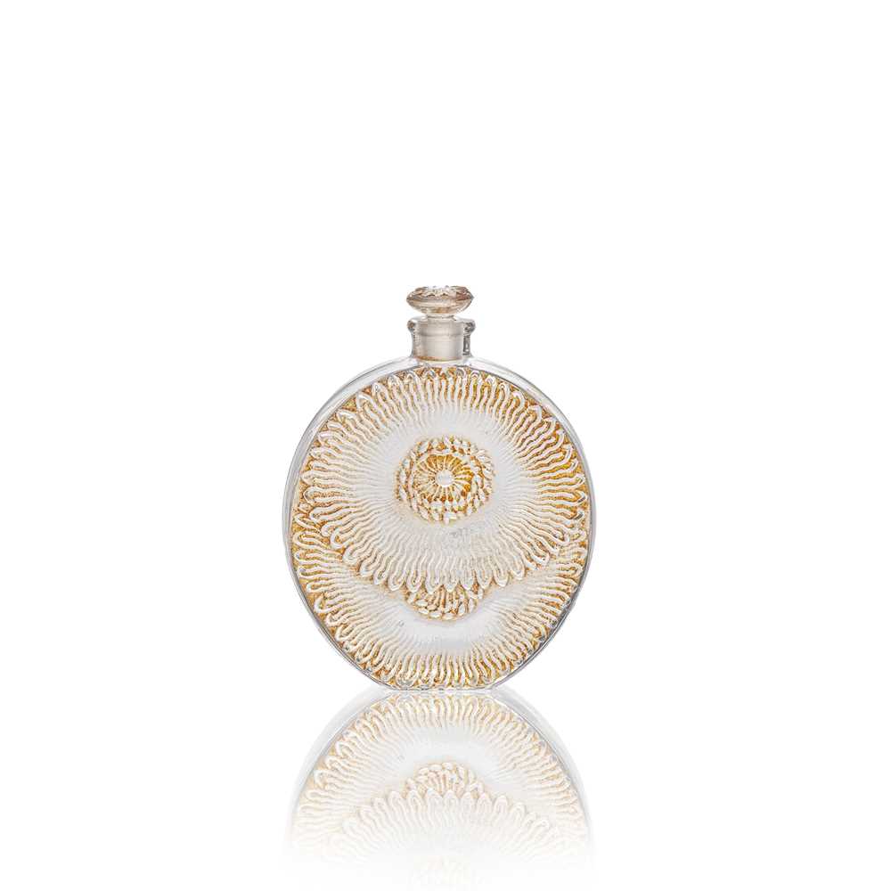 Appraisal: REN LALIQUE FRENCH - PAVOTS D'ARGENT SCENT BOTTLE ROGER GALLET