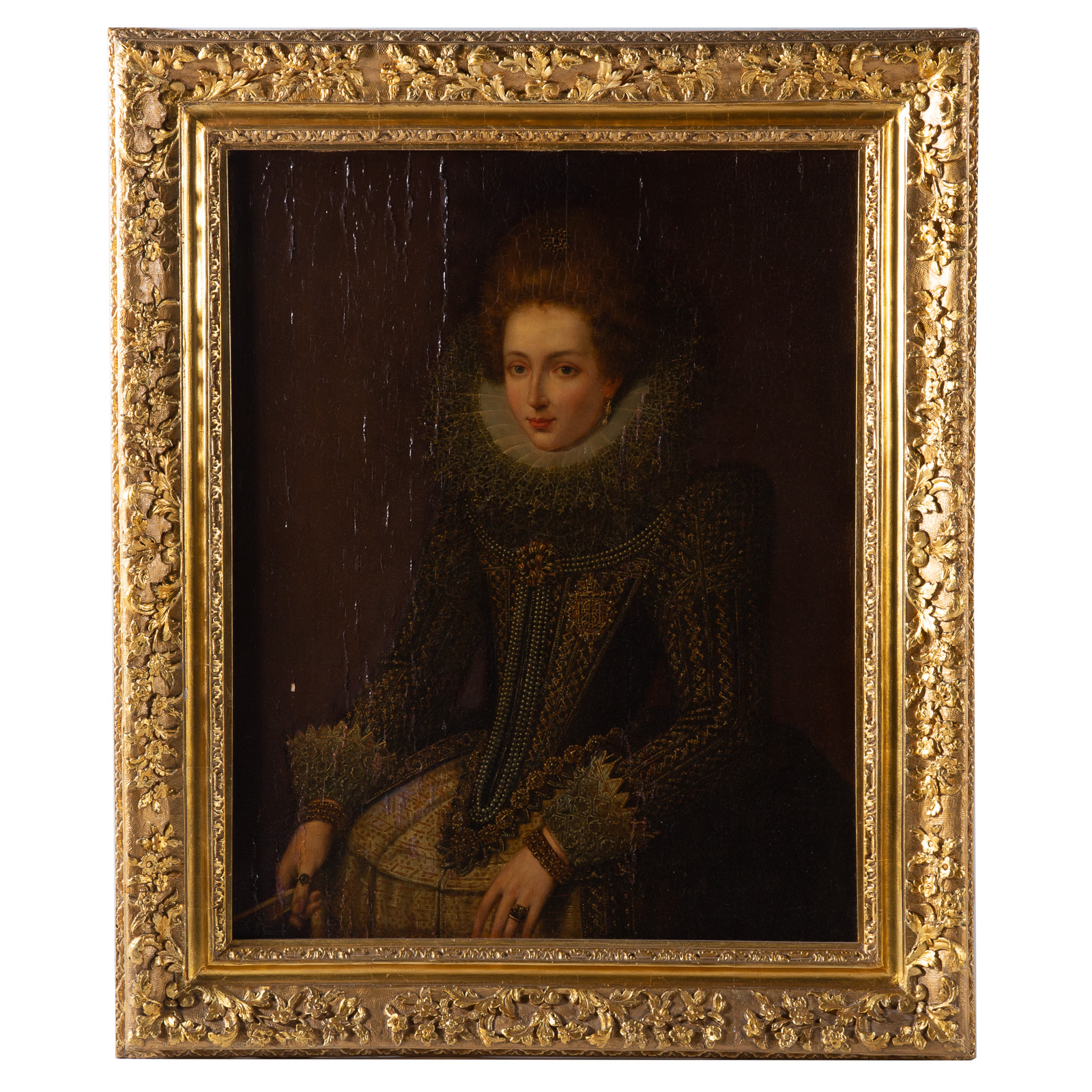 Appraisal: ARTIST UNKNOWN TH C QUEEN ELIZABETH I OIL th century