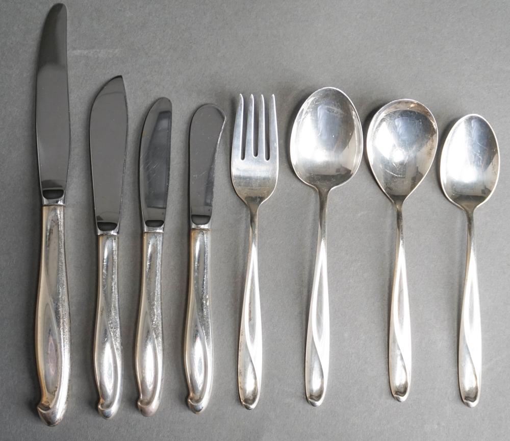 Appraisal: REED BARTON 'SILVER SCULPTURE' STERLING SILVER -PIECE FLAT TABLE SERVICE