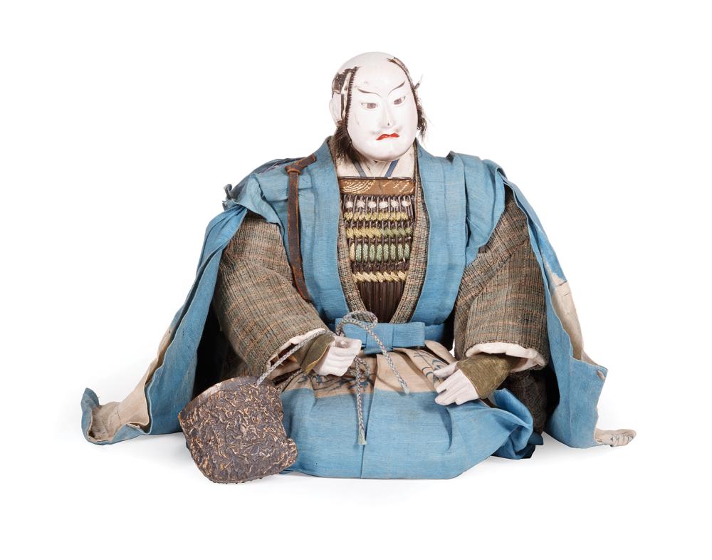 Appraisal: Japanese Dogyo early th c Hina or Musha doll of