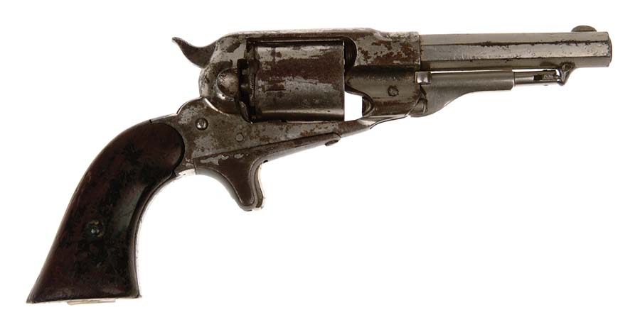 Appraisal: REMINGTON NEW MODEL POCKET REVOLVER CONVERSION Cal SN Nickel finish