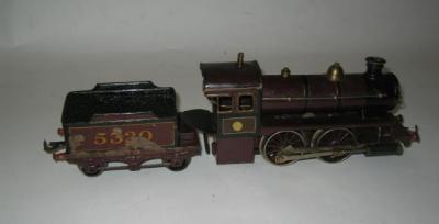 Appraisal: Bing - - spirit fired locomotive and tender twin outside