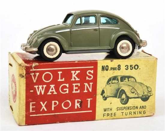 Appraisal: CHERRYCA NO VOLKSWAGEN BEETLE Japanese circa early s green plated