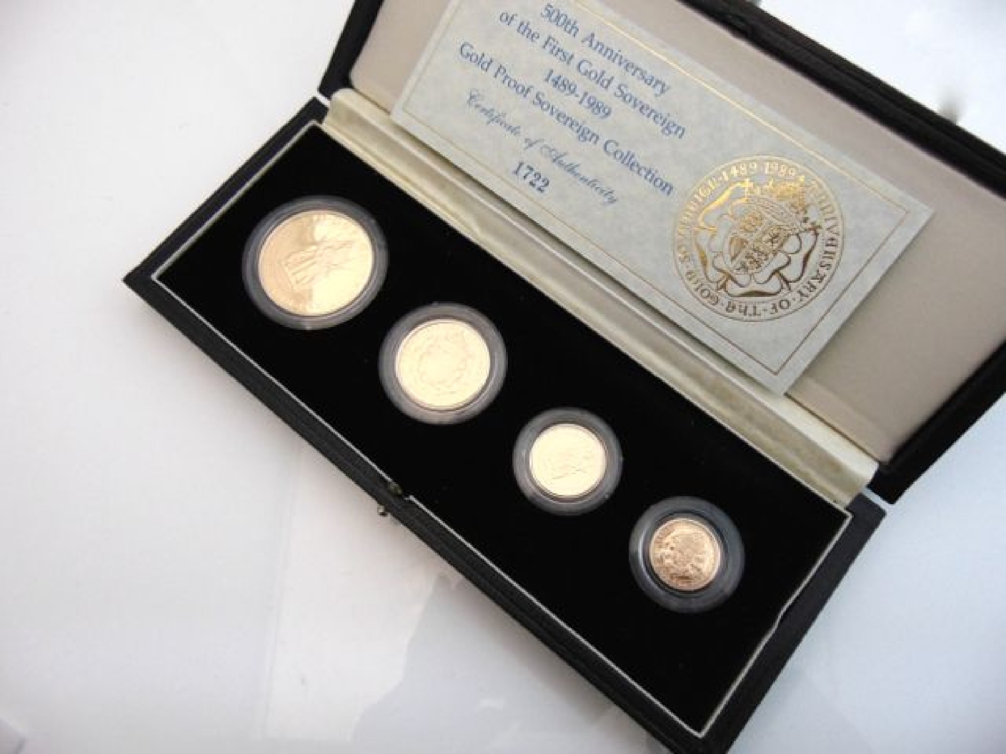 Appraisal: A Gold Proof Sovereign Collection - comprising a Double-Sovereign a