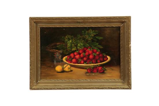 Appraisal: STILL LIFE AMERICAN SCHOOL EARLY TH CENTURY Oil on artist