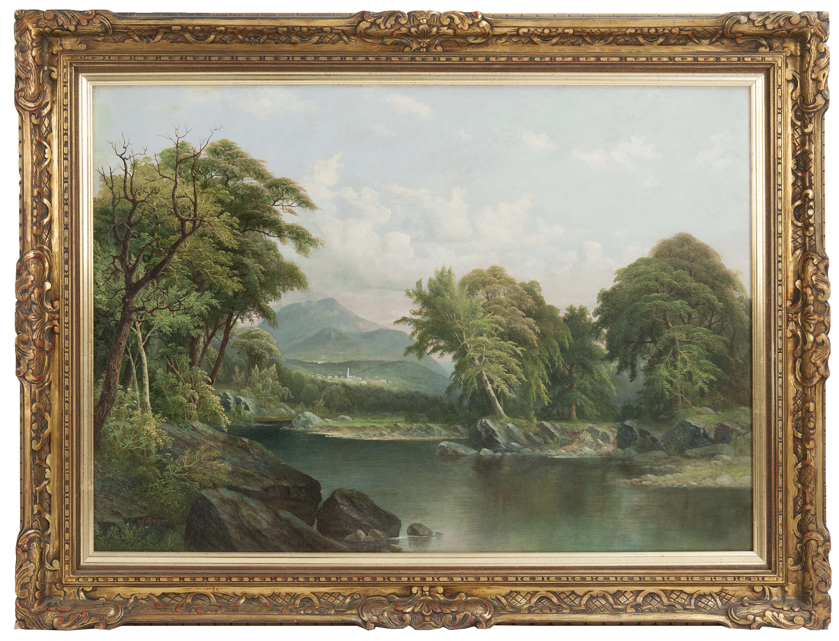 Appraisal: DANIEL CHARLES GROSEWashington D C Canada - Majestic landscape with