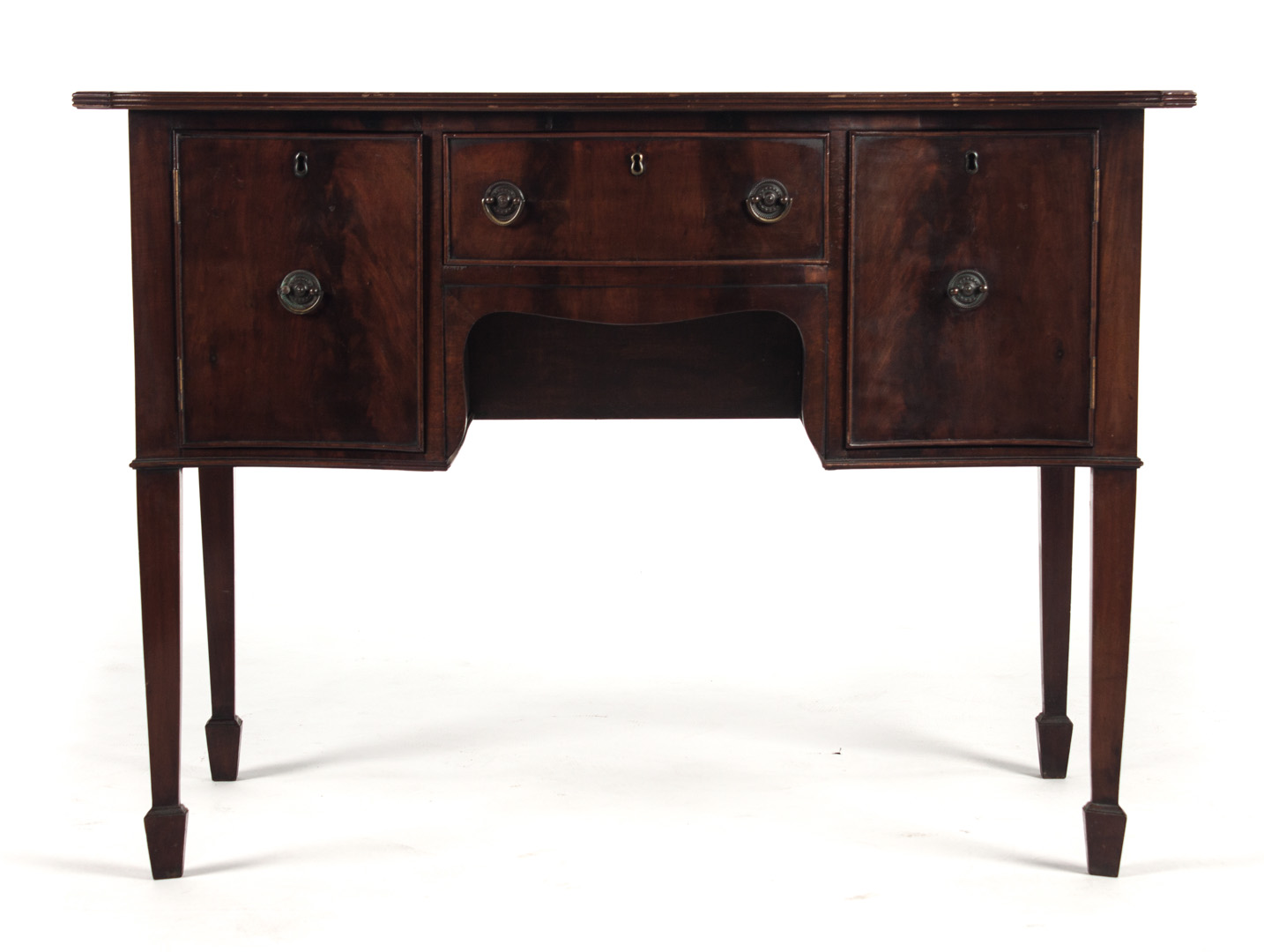 Appraisal: Edwardian Chippendale style mahogany sideboard late th early th century