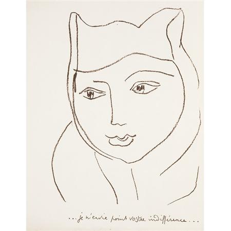 Appraisal: Henri Matisse LES LETTRES PORTUGAISES Complete set of lithographs Estimate