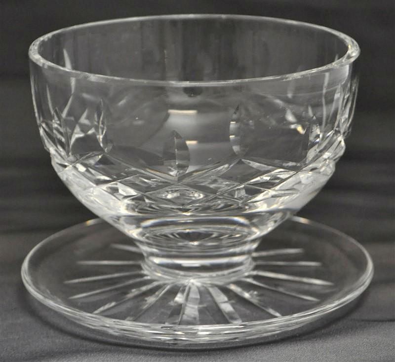 Appraisal: WATERFORD LISMORE FOOTED DESSERT BOWLS Six Waterford Crystal Lismore Footed