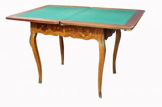 Appraisal: Exceptional Antique French Game Table An antique Rococo style games