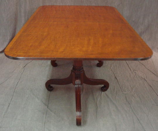 Appraisal: Smeig and Koetzian Twin Pedestal Dining Table Signed and stamped