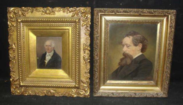 Appraisal: Oils on Board Unknown the other by Whitely of Charles