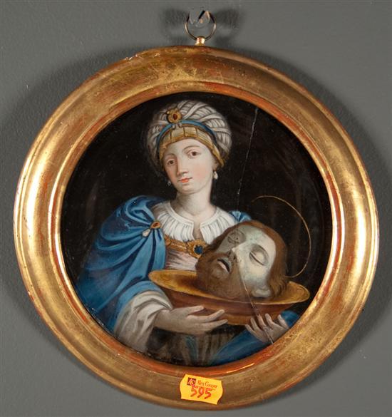 Appraisal: Continental School th century Salome with the head of Saint