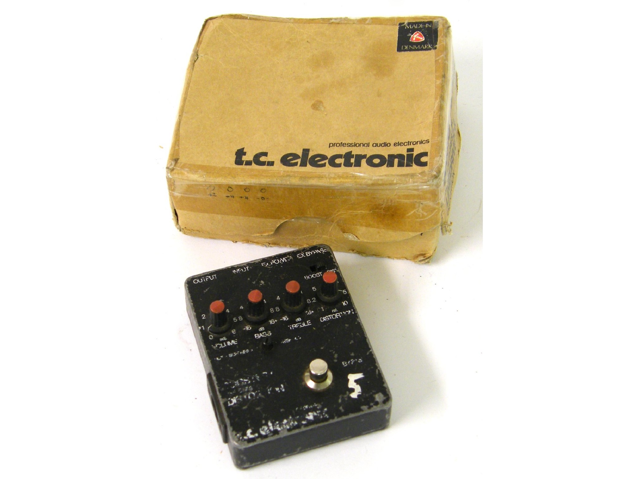 Appraisal: TC Booster line driver and distortion guitar pedal in worn