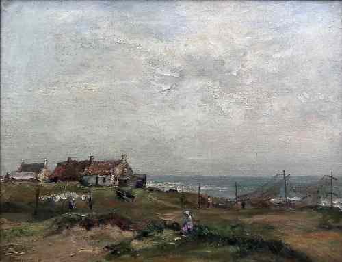 Appraisal: J Herbert Snell - - Oil painting - ''Westhaven Carnoustie