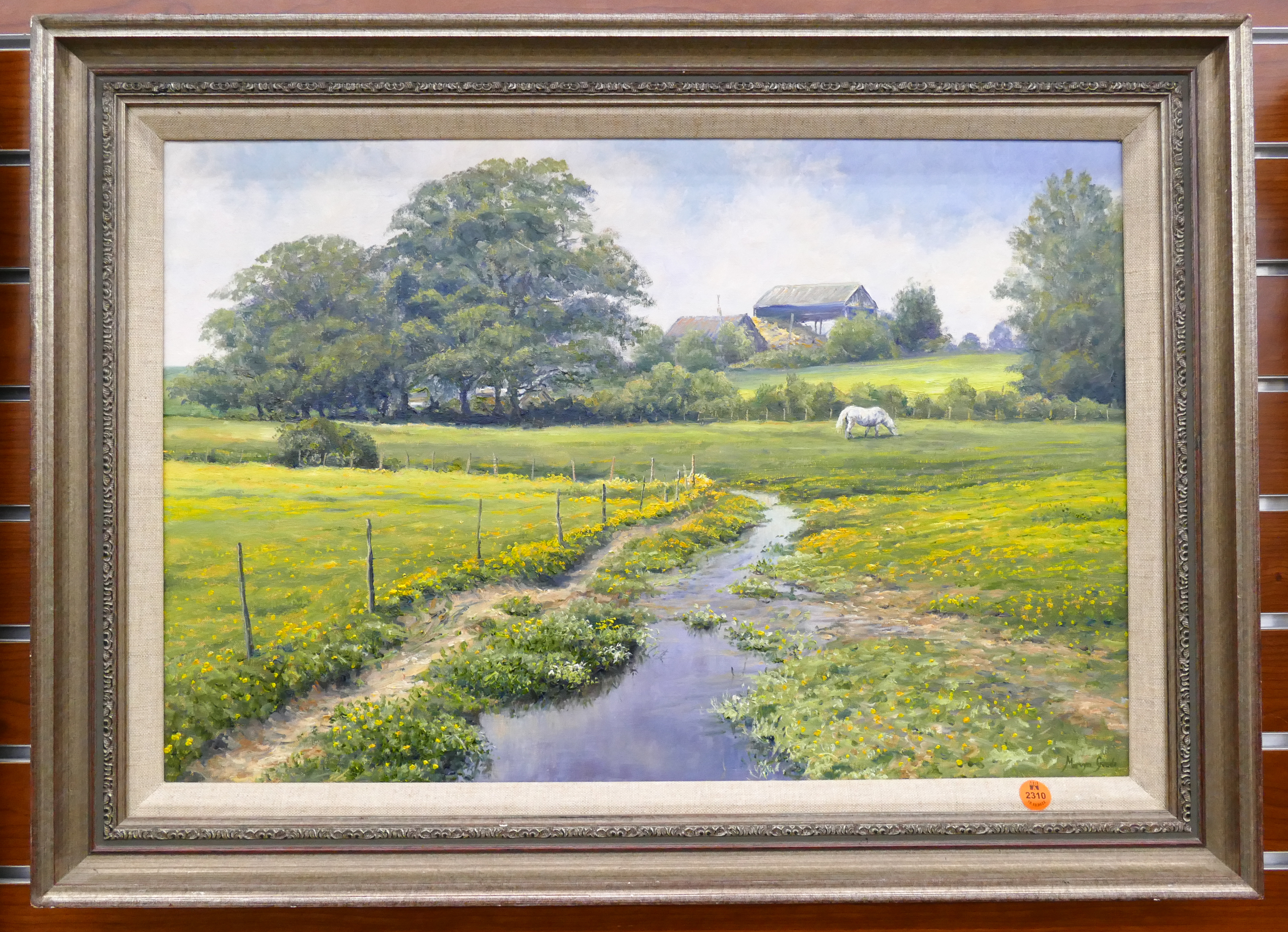 Appraisal: Mervyn Goode b United Kingdom Summer Pastoral Landscape Oil on